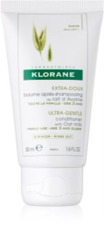 Klorane Lait d'avoine après-shampoing doux pour les lavages fréquents des cheveux