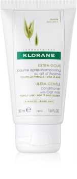 Klorane Oat condicionador suave condicionador suave  para lavagem frequente de cabelo