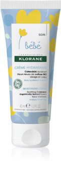 Klorane Bébé Calendula crema idratante viso e corpo per pelli normali e secche