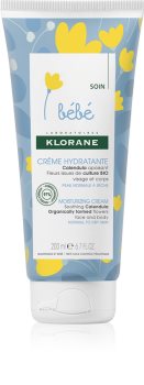 Klorane Bébé Calendula хидратиращ крем за лице и тяло за деца