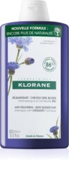 Klorane Chrpa Bio šampon neutralizující žluté tóny