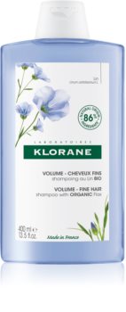 Klorane Flax Fiber Bio shampoo per capelli fini e mosci