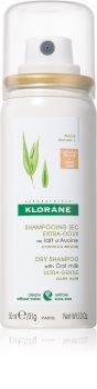 Klorane Avoine champô seco suave para cabelos escuros