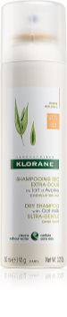 Klorane Avoine нежен сух шампоан за тъмна коса