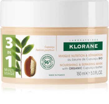 Klorane Cupuaçu Fleur de Cupuacu Intensiivinen Ravitseva Naamio Erittäin kuiville Ja Vaurioituneille Hiuksille