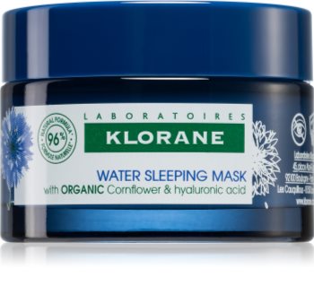 Klorane Cornflower Organic maseczka na noc z kwasem hialuronowym