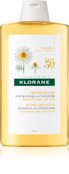 Klorane Chamomile champô para cabelo loiro e grisalho