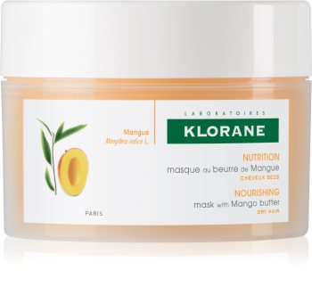 Klorane Mango θρεπτική μάσκα για ξηρά και κατεστραμμένα μαλλιά