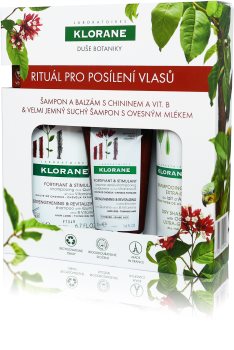 Klorane Chinin dárková sada III. (pro posílení vlasů)