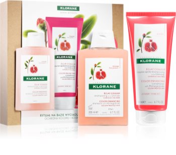 Klorane Pomegranate set cadou VI. (pentru păr vopsit)