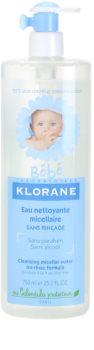 Klorane Bébé água micelar de limpeza para crianças