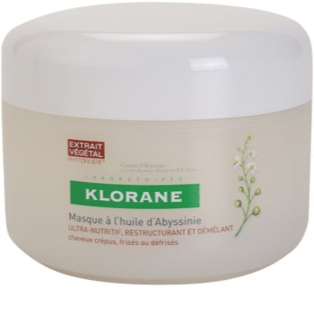 Klorane Crambe d'Abyssinie máscara fortificante para cabelo ondulado