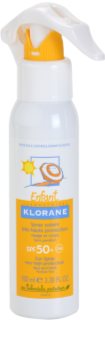 Klorane Kids spray bronzeador para crianças SPF 50+