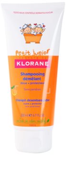 Klorane Junior dětský šampon s vůní broskve