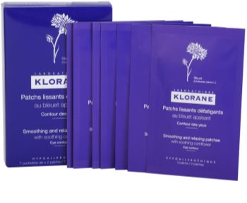 Klorane Cornflower vyhladzujúce a relaxačné náplaste na očné okolie