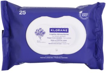 Klorane Cornflower robčki za odstranjevanje ličil