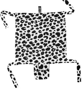 KLRK Home Wild B&W Leopard Kuscheldecke