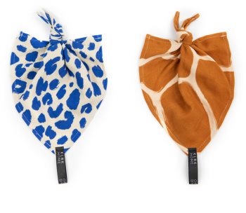 KLRK Home Wild Color Leopard&Giraffe бебешко одеялце с възел