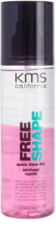 KMS California Free Shape spray sin aclarado para un secado rápido