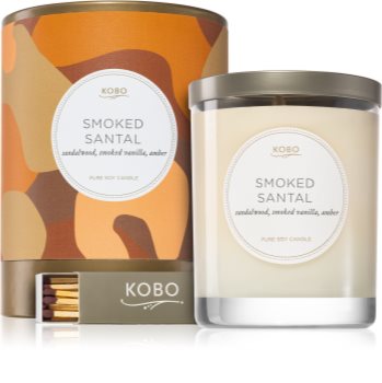 KOBO Camo Smoked Santal bougie parfumée