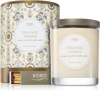 KOBO Motif Orange Amber duftlys