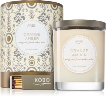 KOBO Motif Orange Amber mirisna svijeća