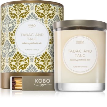 KOBO Motif Tabac and Talc geurkaars