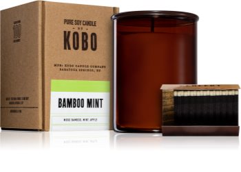 KOBO Woodblock Bamboo Mint bougie parfumée