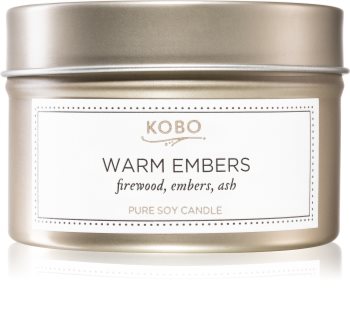 KOBO Aurelia Warm Embers αρωματικό κερί σε μετταλικό βάζο