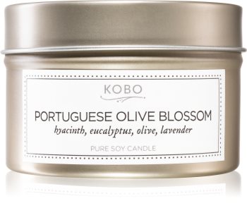 KOBO Coterie Portuguese Olive Blossom αρωματικό κερί σε μετταλικό βάζο