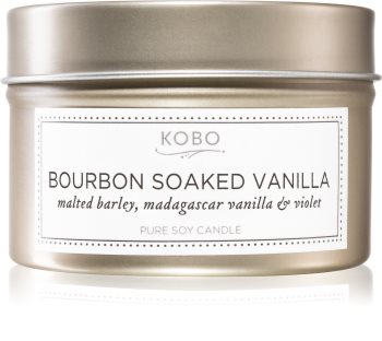 KOBO Natural Math Bourbon Soaked Vanilla ароматна свещ в кутия