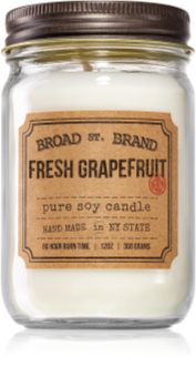 KOBO Broad St. Brand Fresh Grapefruit vela perfumada (Apothecary)