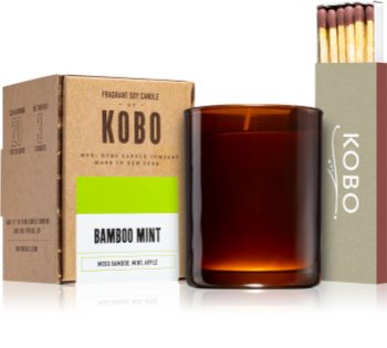 KOBO Woodblock Bamboo Mint bougie votive