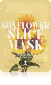 KOCOSTAR Sunflower Mask Sheet maschera in tessuto rassodante