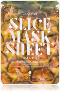 KOCOSTAR Slice Mask Sheet Pineapple maschera in tessuto rassodante