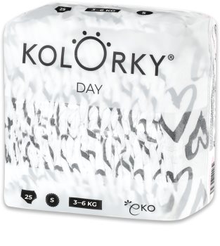 Kolorky Day Hearts ÖKO pelenkák
