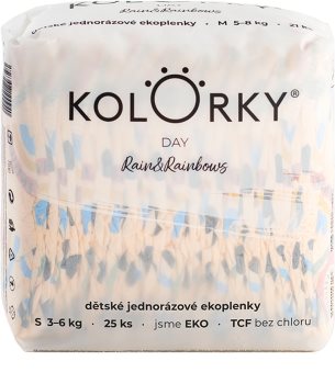 Kolorky Day Rain&Rainbow Ökowindeln