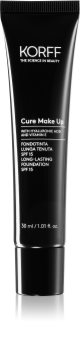 Korff Cure Makeup дълготраен фон дьо тен SPF 15