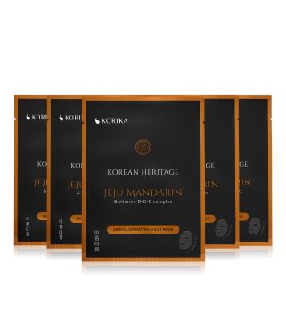 KORIKA Korean Heritage set pleťových masek za zvýhodněnou cenu (pro rozjasnění pleti)