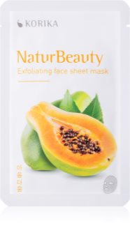 KORIKA NaturBeauty maschera viso esfoliante in tessuto