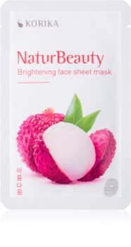 KORIKA NaturBeauty Lysende ansigts sheetmaske
