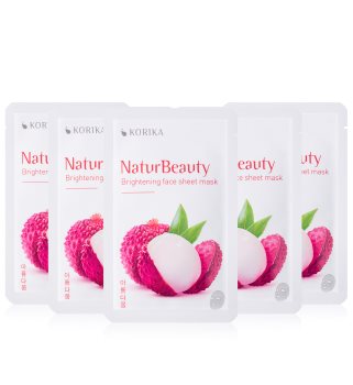 KORIKA NaturBeauty set pleťových masek za zvýhodněnou cenu 5 x 20 g