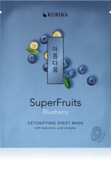 KORIKA SuperFruits Detoksująca maska płócienna