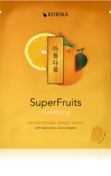 KORIKA SuperFruits maska rozświetlająca w płacie