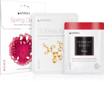 KORIKA Spring Detox Set di maschera detox e lifting da donna