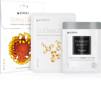 KORIKA Spring Detox set de măști pentru detoxifiere și hidratare