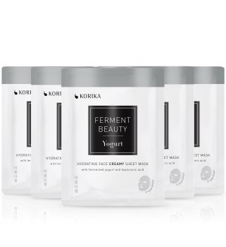 KORIKA FermentBeauty Yogurt and Hyaluronic Acid комплект маски за лице на намалена цена