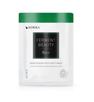 KORIKA FermentBeauty aufhellende tuchmaske mit fermentiertem reis und hyaluronsäure