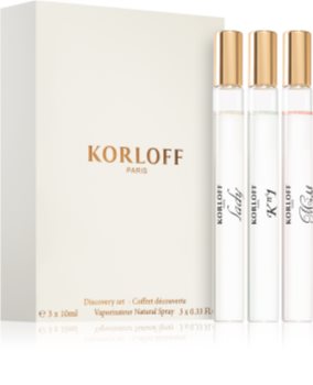 Korloff Discovery set 3 x 10 m darčeková sada pre ženy