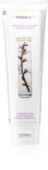 Korres Almond & Linseed masque nourrissant pour cheveux secs et abîmés